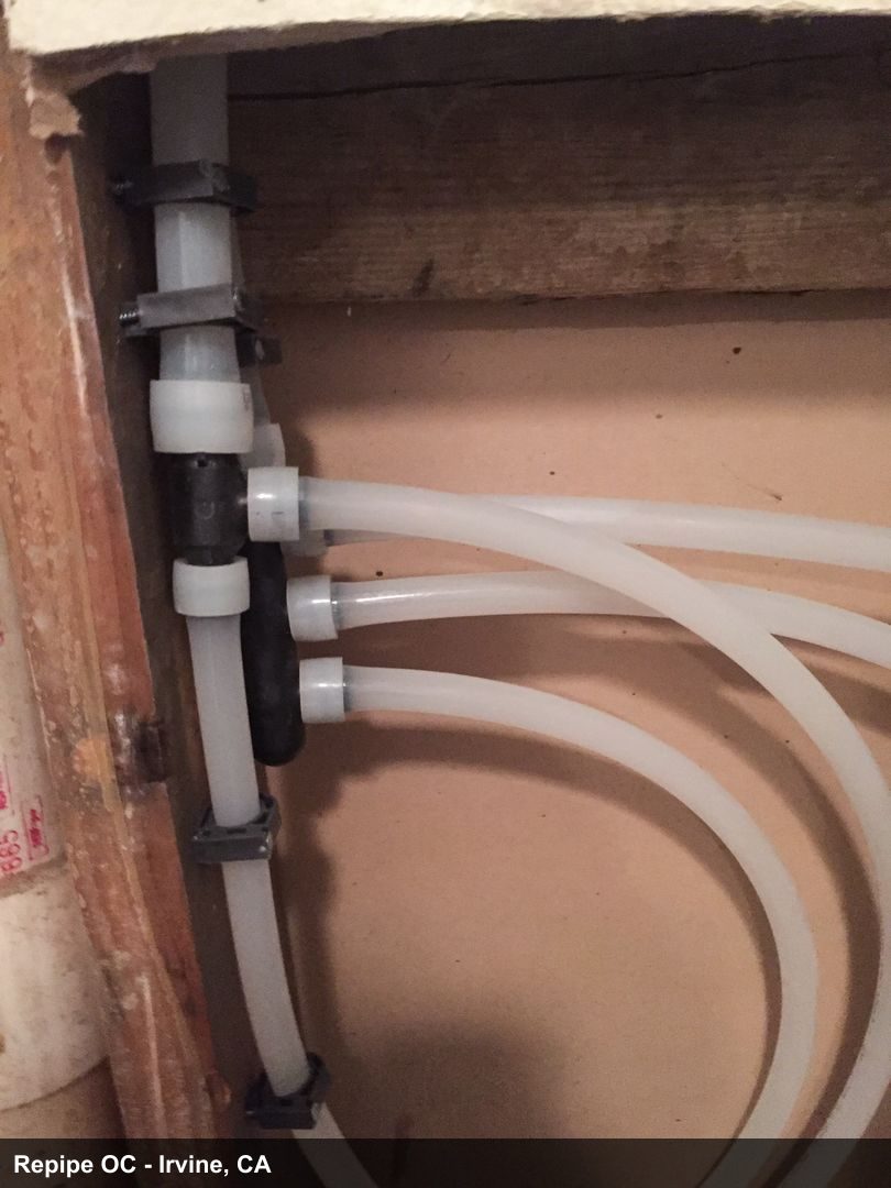 Irvine property management company repipe planning photo for multi-unit plumbing